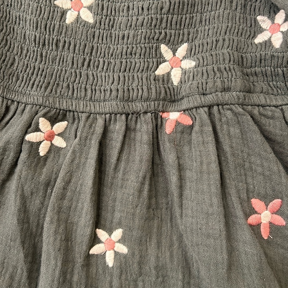 Altar’d State Olivia Embroidered Babydoll Top Green Women’s Size Small - Picture 13 of 13